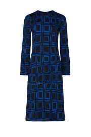 Electric Blue Printed Dress by Marni at Rent The Runway