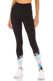 Electric Rose Sunset Legging in Onyx Azul Peony at Revolve