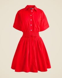 Elena Mini Shirtdress In Cotton Poplin For Women JCrew at J. Crew