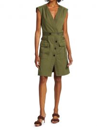 Elena Sleeveless Utility Dress at Saks Fifth Avenue