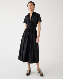 Elena shirtdress in cotton poplin at J. Crew