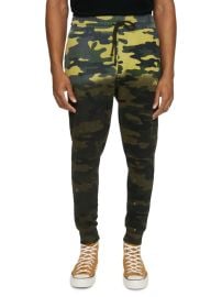 Eleven Paris Acid Wash Green Camo Joggers at Saks Fifth Avenue