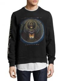 Eleven Paris Journey Captured Sweatshirt  Black at Neiman Marcus