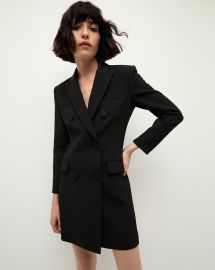 Elianna Blazer Dress in Black at Veronica Beard