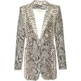 Elie Saab Snakeskin Tuxedo Jacket at Elie Saab