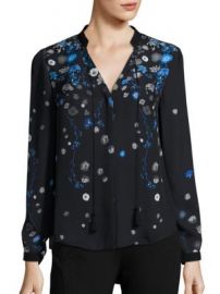 Elie Tahari - Amina Silk Floral-Print Blouse at Saks Off 5th