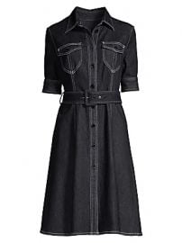 Elie Tahari - Aurora Denim Shirtdress at Saks Fifth Avenue