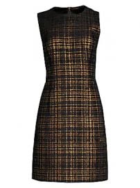 Elie Tahari - Jaelyn Tweed Mini A-Line Dress at Saks Fifth Avenue