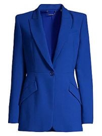 Elie Tahari - Madison Crepe One-Button Blazer at Saks Fifth Avenue