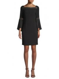 Elie Tahari - Trans 18 Esmarella Bell-Sleeve Sheath Dress at Saks Fifth Avenue