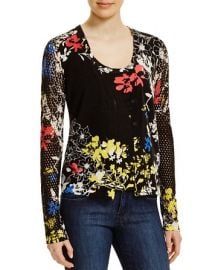 Elie Tahari Bella Cashmere Floral Cardigan at Bloomingdales