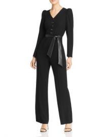 WornOnTV: Sara’s black v-neck belted jumpsuit on GMA Strahan And Sara ...