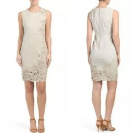 Elie Tahari Dresses Elie Tahari Avital Floral Appliqu Sheath Dress Poshmark at Poshmark