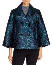 Elie Tahari Edna Leopard Jacquard Jacket Women - Bloomingdale s at Bloomingdales