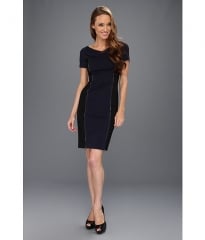 Elie Tahari Erica Dress Midnight DreamBlack at 6pm