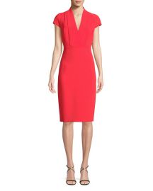 Elie Tahari Gerarda Stretch-Crepe Sheath Dress - at Bergdorf Goodman