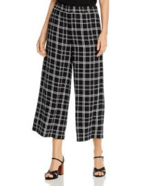 Elie Tahari Heidi Plaid Wide-Leg Pants Women - Bloomingdale s at Bloomingdales