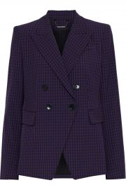 Elie Tahari Jezebel Checked Blazer at The Outnet