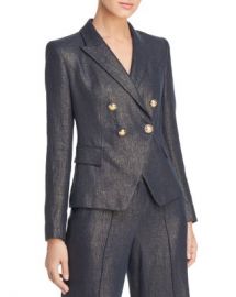 Elie Tahari Jezebel Metallic Blazer Women - Bloomingdale s at Bloomingdales