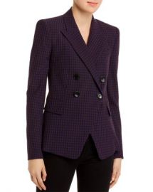 Elie Tahari Jezebel Modern Plaid Blazer Women - Bloomingdale s at Bloomingdales