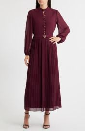 Elie Tahari The Adira Belted Long Sleeve Dress at Nordstrom