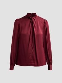 Elie Tahari The Lola Knotted Blouse | Saks Fifth Avenue at Saks Fifth Avenue