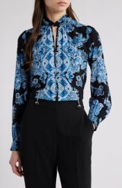 Elie Tahari The Skylar Estate Garden Print Top at Nordstrom