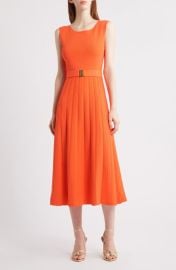 Elie Tahari The Sumner Sleeveless Knit Midi Dress at Nordstrom