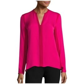 Elie Tahari Tops Elie Tahari Layne Colorblock Silk Blouse Poshmark at Poshmark