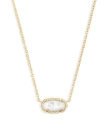 Elisa Gold Pendant Necklace in Ivory Pearl Kendra Scott at Kendra Scott