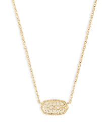 Elisa Pendant Necklace in Gold Filigree Kendra Scott at Kendra Scott