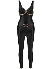 Elisabetta Franchi chain-link Bustier Jumpsuit Black GE at Farfetch