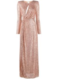 Elisabetta Franchi long-sleeve sequin-embellished Dress - at Farfetch