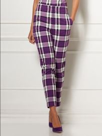 Elise Plaid Pant - Eva Mendes Collection by New York  Company at NY&C