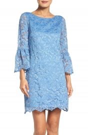 Eliza J Bell Sleeve Lace Dress at Nordstrom