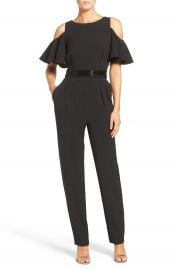 Eliza J Cold Shoulder Jumpsuit  Regular   Petite at Nordstrom