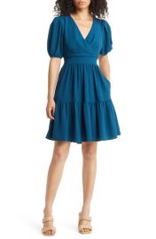 Eliza J Fit Flare Midi Dress at Nordstrom