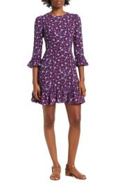 Eliza J Jewel Neck A Line Dress at Nordstrom Rack