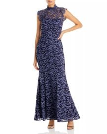 Eliza J Lace Cutout Back Gown Bloomingdales at Bloomingdales