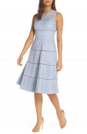 Eliza J Lace Fit  amp  Flare Dress  Regular  amp  Petite    Nordstrom at Nordstrom