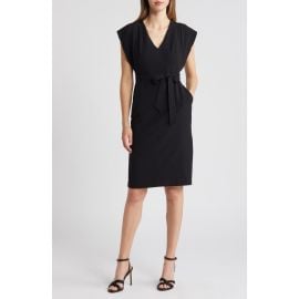 Eliza J Ruffle Sleeve Sheath Dress at Nordstrom