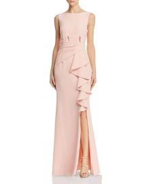 Eliza J Sleeveless Cascading-Ruffle Gown Bloomingdales at Bloomingdales