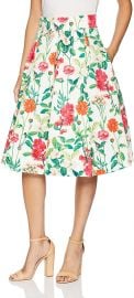 Eliza J Women s Floral Midi Skirt at Amazon