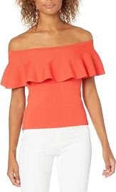 Eliza J Women39s Separate Ruffle Top at Womens Clothing store at Amazon