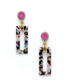 Elizabeth Cole Gaylen Link Drop Earrings at Neiman Marcus