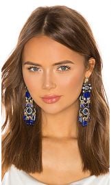 Elizabeth Cole Tutti Earrings in Blue from Revolve com at Revolve