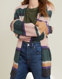 Elizabeth Colorblocked Cardigan at Veronica Beard