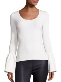 Elizabeth and James - Willow Bell Sleeve Ribbed Top at Saks Fifth Avenue