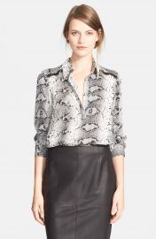 Elizabeth and James   x27 Kane  x27  Python Print Silk Blouse   Nordstrom at Nordstrom