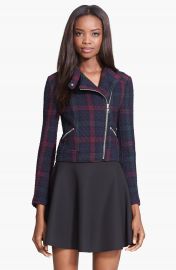 Elizabeth and James  Patti  Plaid Quilted Moto Jacket at Nordstrom